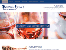 Tablet Screenshot of getraenke-herold.de